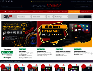 dynamicsounds.co.uk screenshot