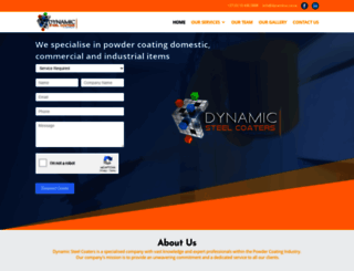 dynamicsteelcoaters.co.za screenshot