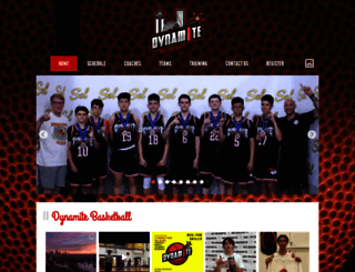 dynamitebasketball.com screenshot