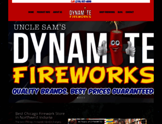 dynamitefireworks.com screenshot
