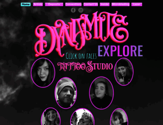 dynamitetattoos.org screenshot