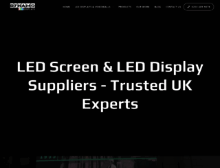 dynamo-led-displays.co.uk screenshot
