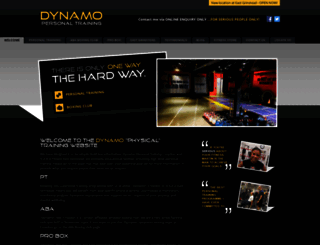 dynamoboxing.co.uk screenshot