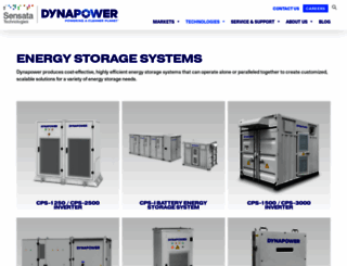 dynapowerenergy.com screenshot