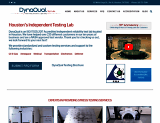 dynaqual.com screenshot