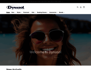 dynasoleyewear.com screenshot