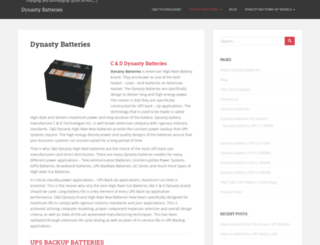 dynastybatteries.com screenshot