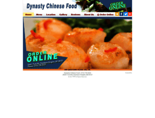 dynastychinesefoodmi.com screenshot