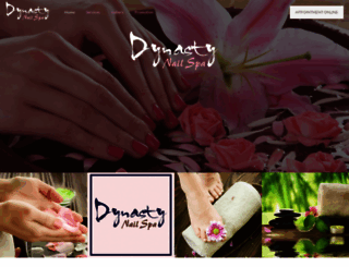 dynastynailspa.com screenshot