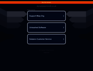 dynastywarriors6.co.uk screenshot
