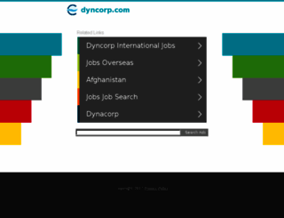dyncorp.com screenshot