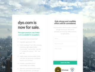 dyo.com screenshot