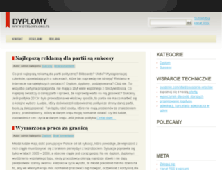 dyplomy.org.pl screenshot