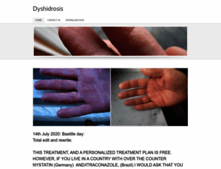 dyshidrosis.co.uk screenshot