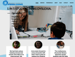 dyslexiaandlearning.com screenshot