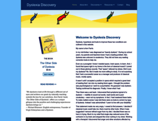 dyslexiadiscovery.com screenshot