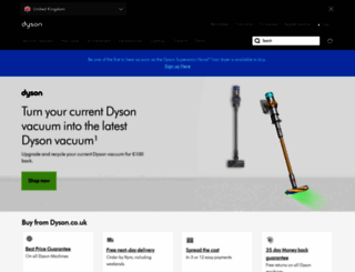 dyson.co.uk screenshot