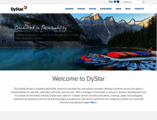 dystar.com screenshot