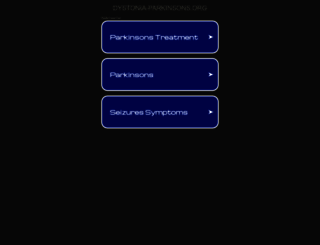 dystonia-parkinsons.org screenshot