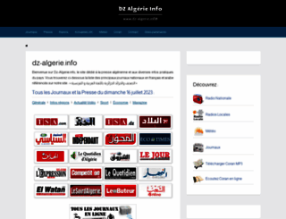 dz-algerie.info screenshot