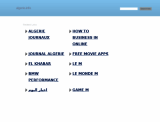 dz.algerie.info screenshot