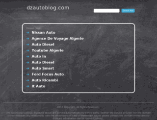 dzautoblog.com screenshot