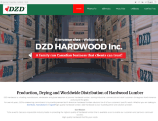 dzdhardwood.com screenshot