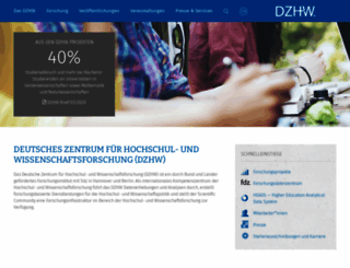 dzhw.eu screenshot