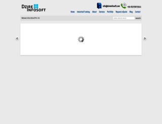 dzireinfosoft.com screenshot