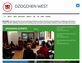 dzogchenla.org screenshot