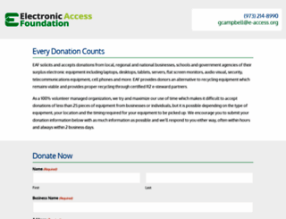 e-access.org screenshot