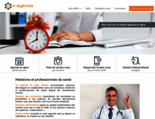 e-agenda.fr screenshot