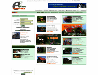 e-agroturystyka.pl screenshot