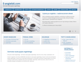e-angielski.com screenshot