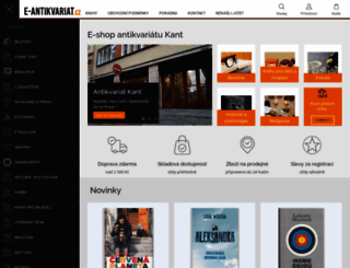 e-antikvariat.cz screenshot