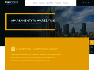 e-apartments.waw.pl screenshot