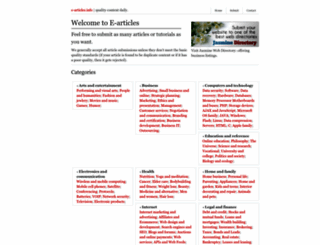 e-articles.info screenshot