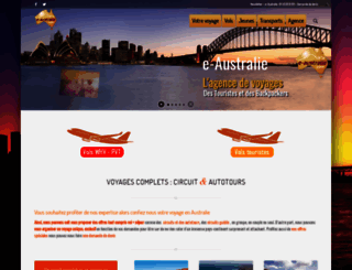 e-australie.com screenshot