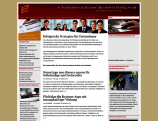 e-business-unternehmensberatung.com screenshot