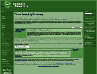e-camping-directory.com screenshot