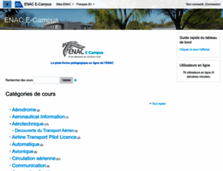 e-campus.enac.fr screenshot