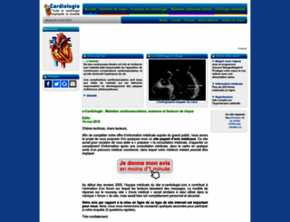 e-cardiologie.com screenshot
