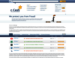 e-cash.org screenshot