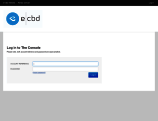 e-cbd.partnerconsole.net screenshot