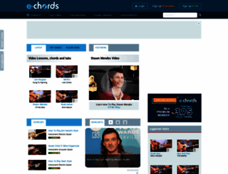 e-chords.com screenshot