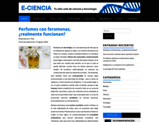 e-ciencia.com screenshot
