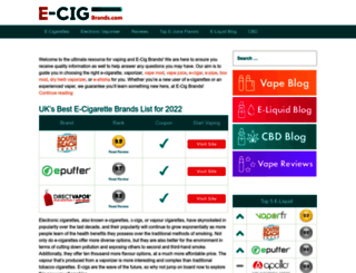 e-cig-brands.co.uk screenshot