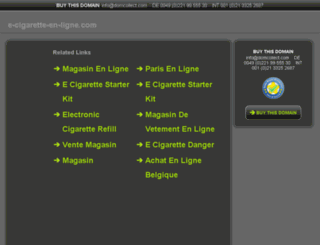e-cigarette-en-ligne.com screenshot