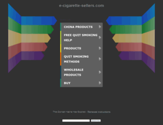 e-cigarette-sellers.com screenshot