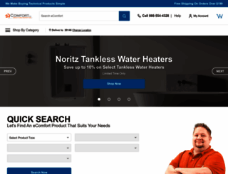 e-comfortusa.com screenshot